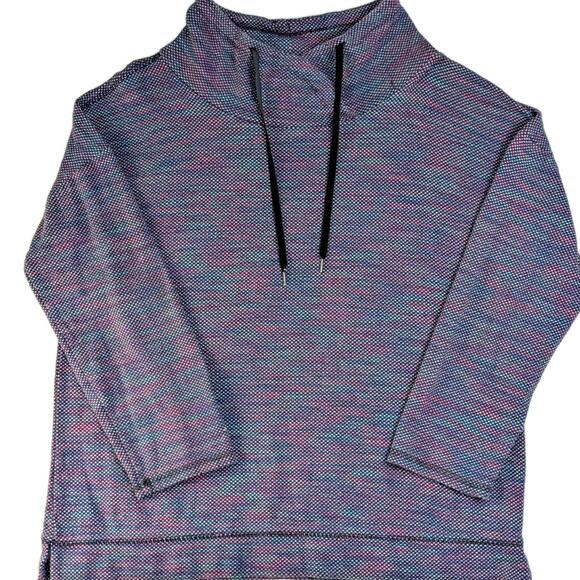 Talbots Tops - T by Talbots Sweatshirt Sz L Long Sleeve Pullover Cowl Neck Multicolored